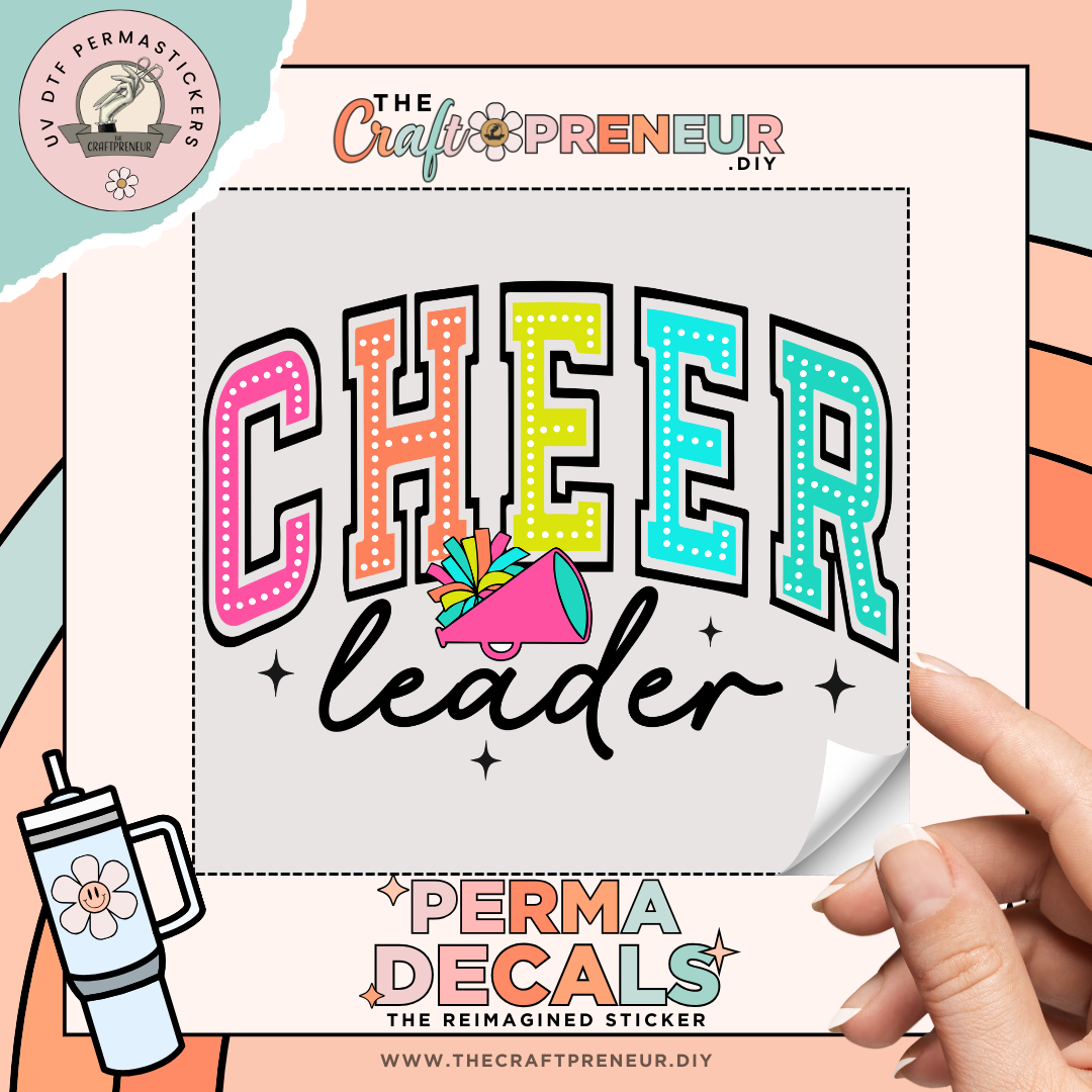 CHEERleader UV DTF Sticker