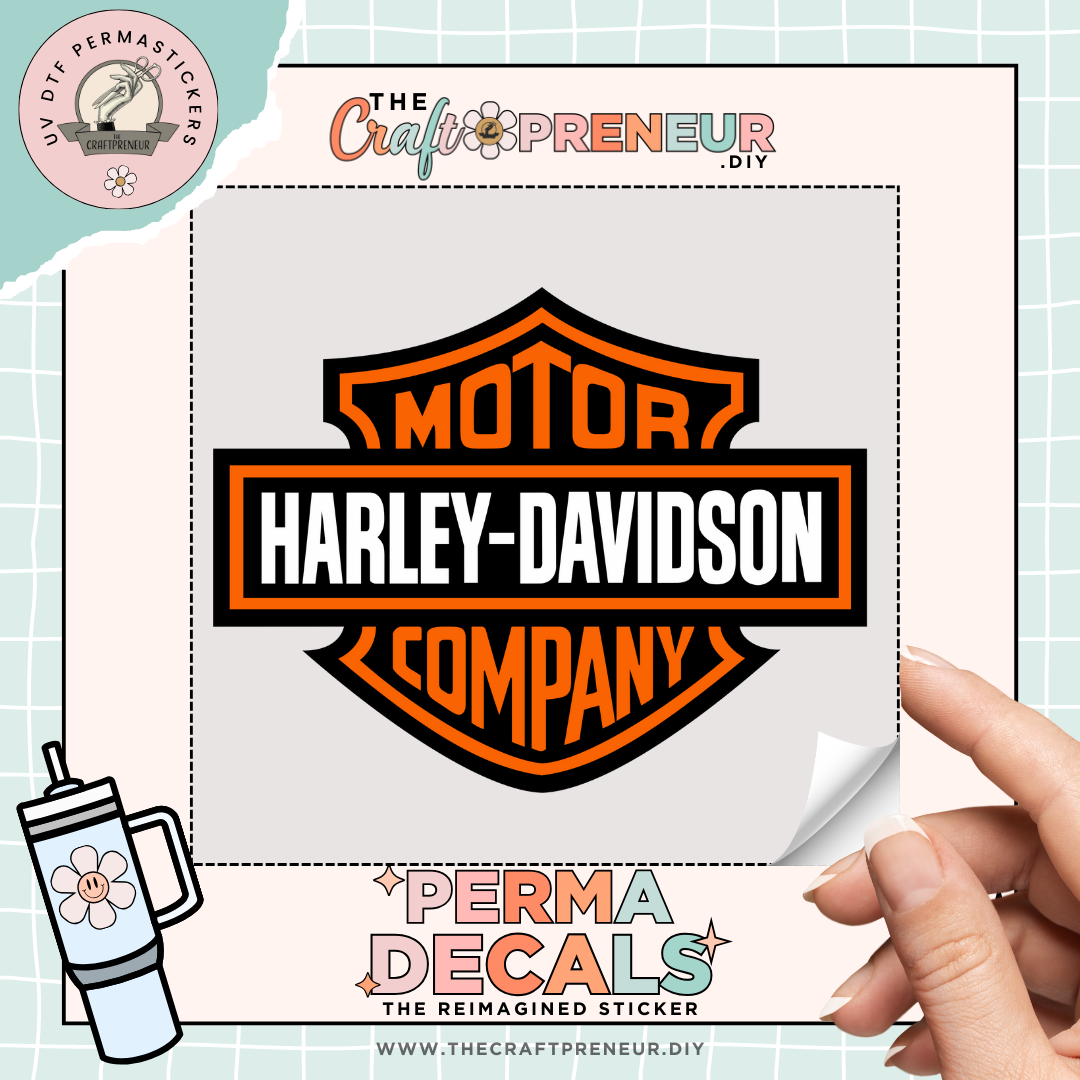 Harley Davidson DTF Sticker