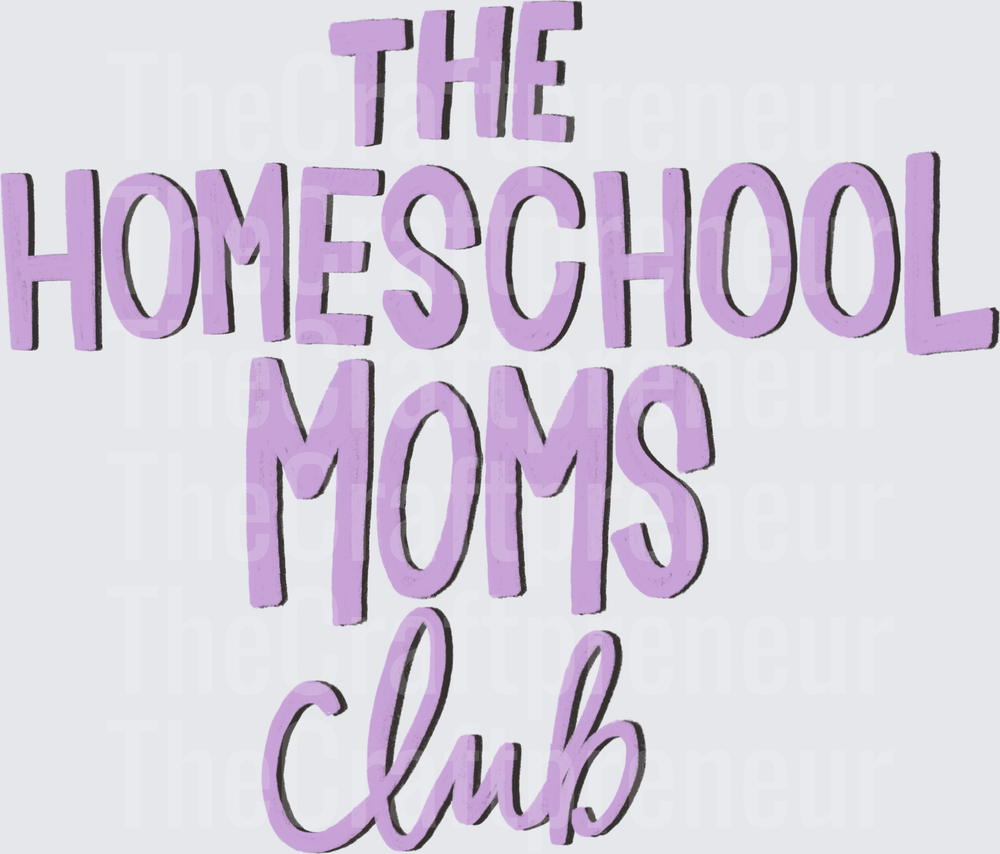 002_School_Homeschool_SAHM_Stay at Home Mom_Mama_purple with black outline