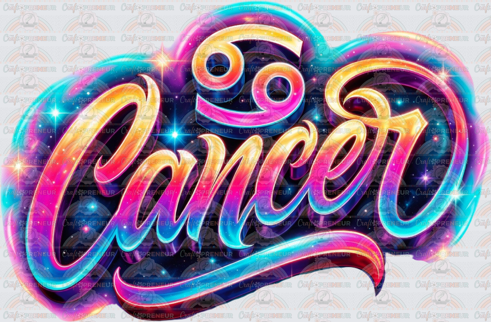 002_Zodiac_Astrology_Neon_Astrological Signs_Celestial_Cancer