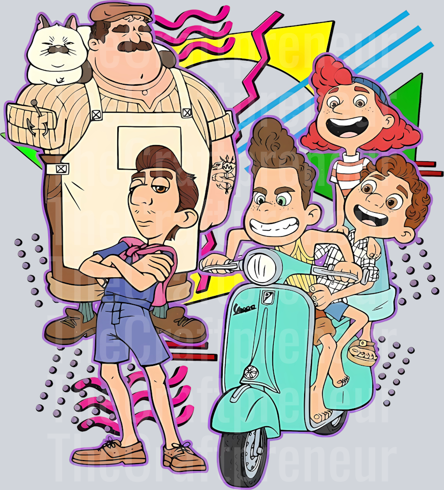 Luca& Crew Retro DTF Transfer