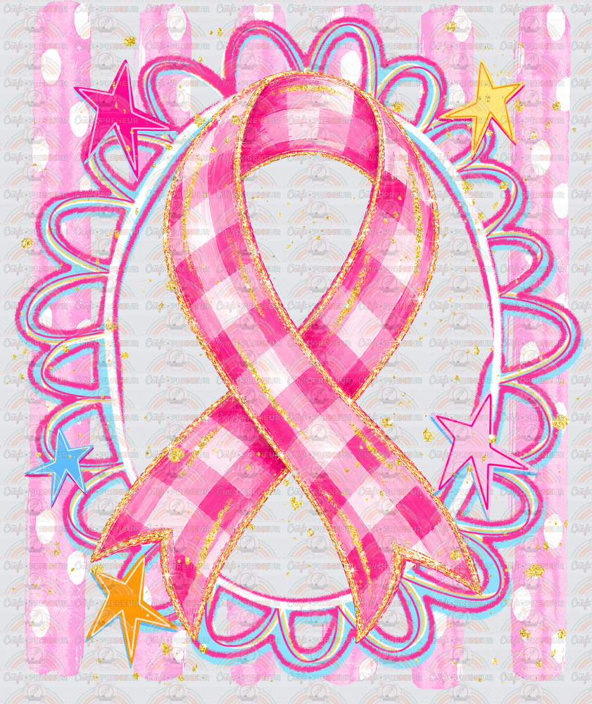 Causes_Breast Cancer Awareness_Ribbon_Gingham_Cameo_Preppy_Preppy Lines_October Causes_Ribbon