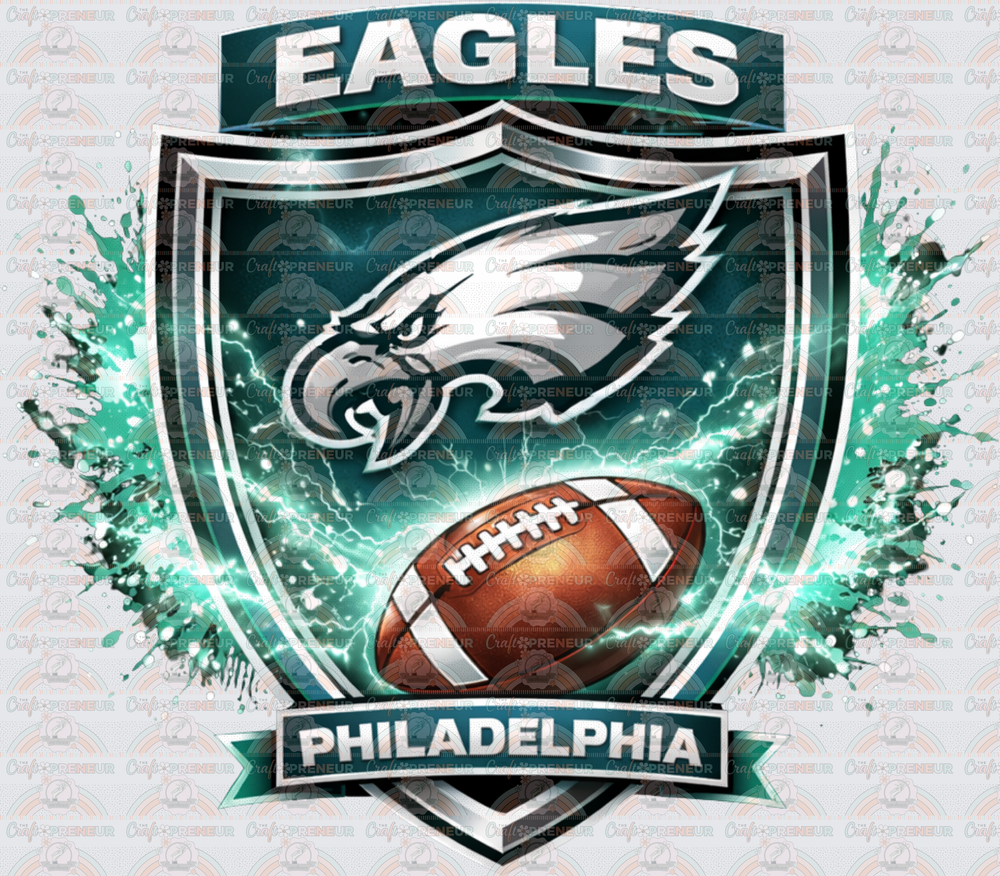002_Football_NFL_Splash Shield_Philadelphia_Eagles