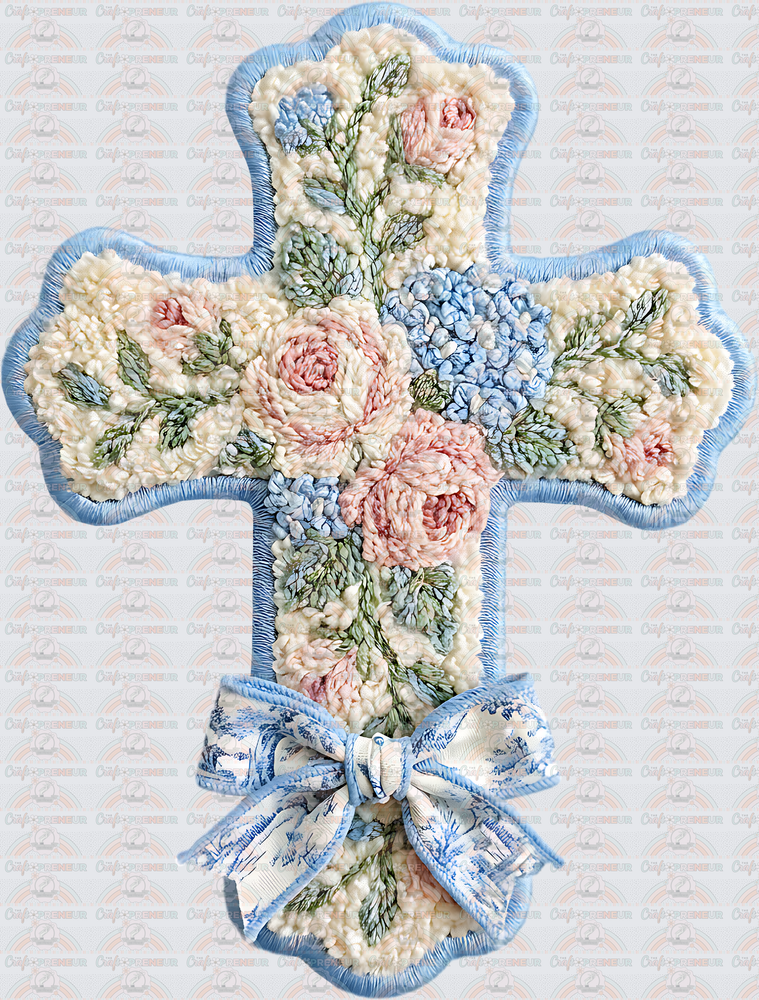 Faith_Cross_Faux Embroidery_Bow_Pastels_Retro_Classic Florals