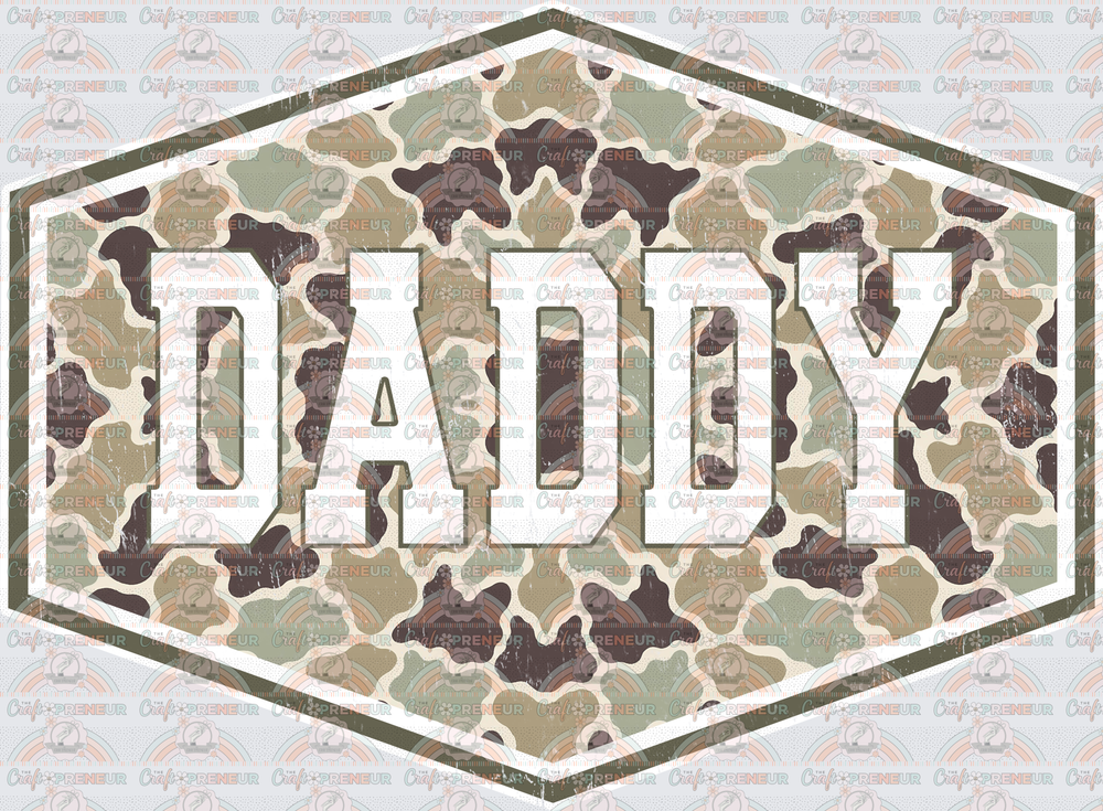 002_Dad_Fathers Day_Badge_Camo_Grandparent_Grandfather_Daddy 1