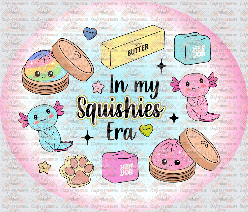Pop Culture_Squishy_Nee Doh_In My Squishies era_Icons_Butter_Dumpling_Axolotl_Nice Cube