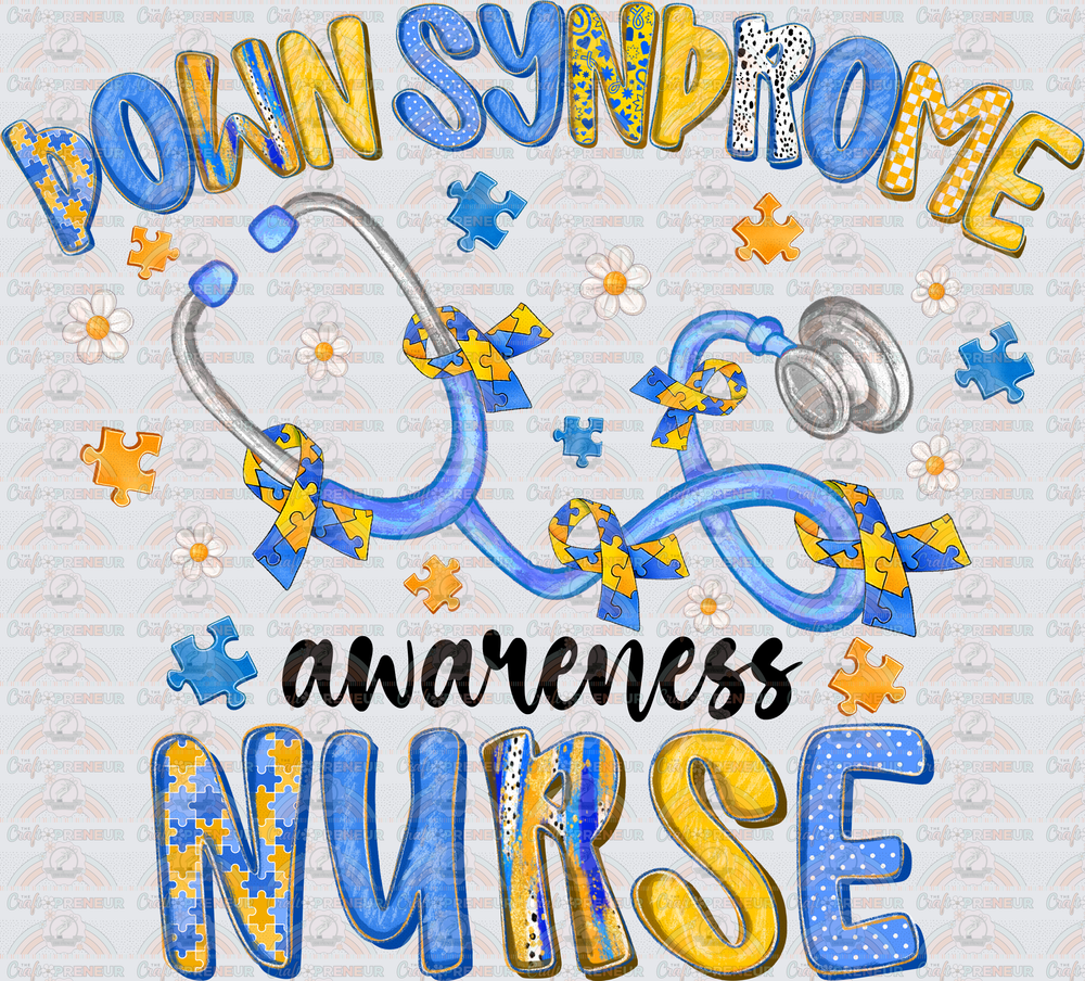 002_Causes_Down Syndrome_Awareness_Blue and Yellow_March Causes_Chromosomes_Nurse 2