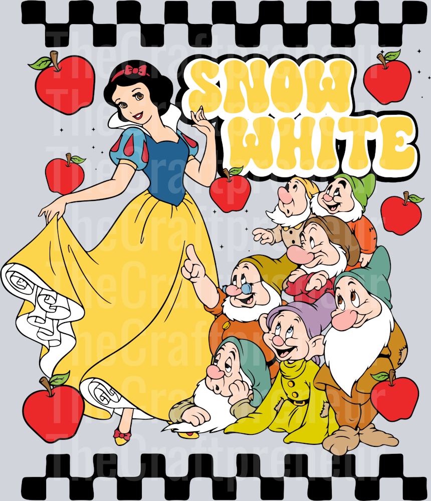 Disney_Princess_Snow White_7 Dwarves_Retro_Back