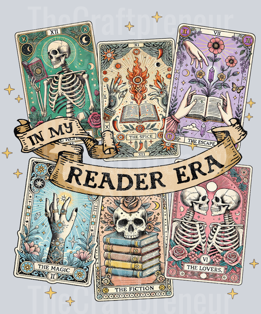 In My Book Reader Era Distressed DTF Transfer