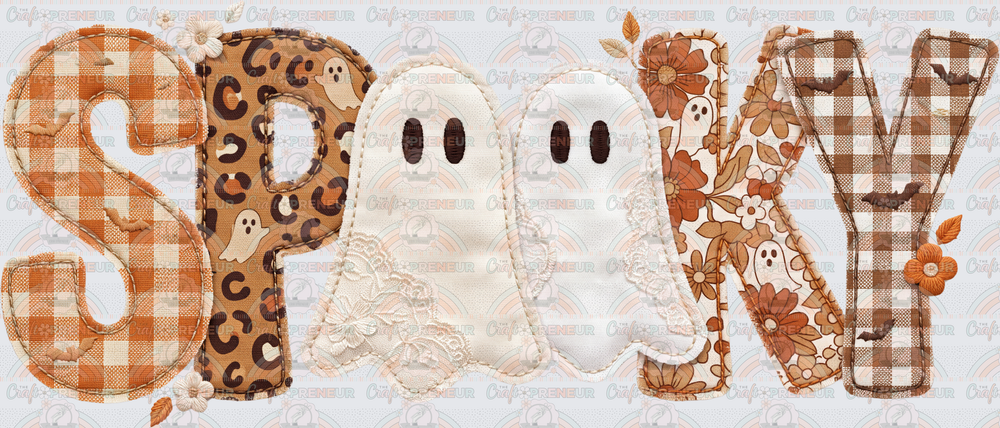 Halloween_Ghost_Spooky_Faux Fabric_Faux Lace_Skinny