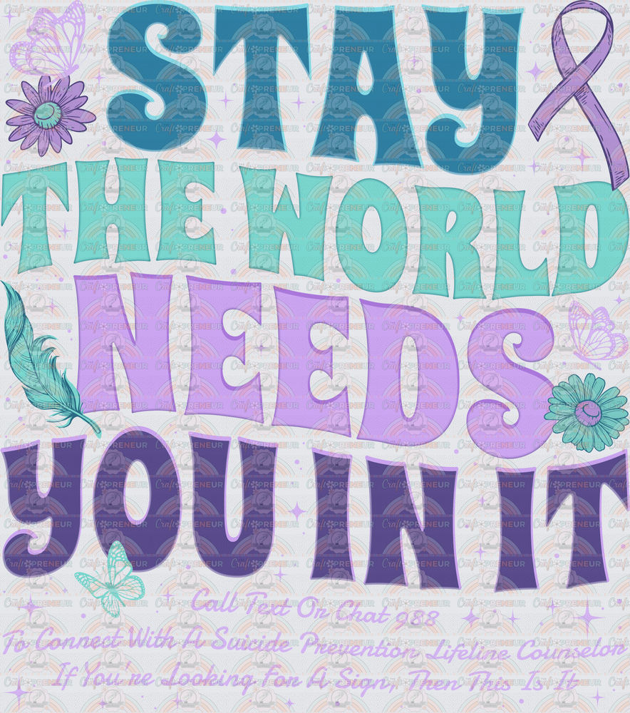 Mental Health_Suicide Prevention_Stay_Purple