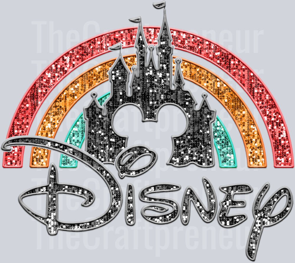 Faux Embroidery Magic Vacation DTF Transfer