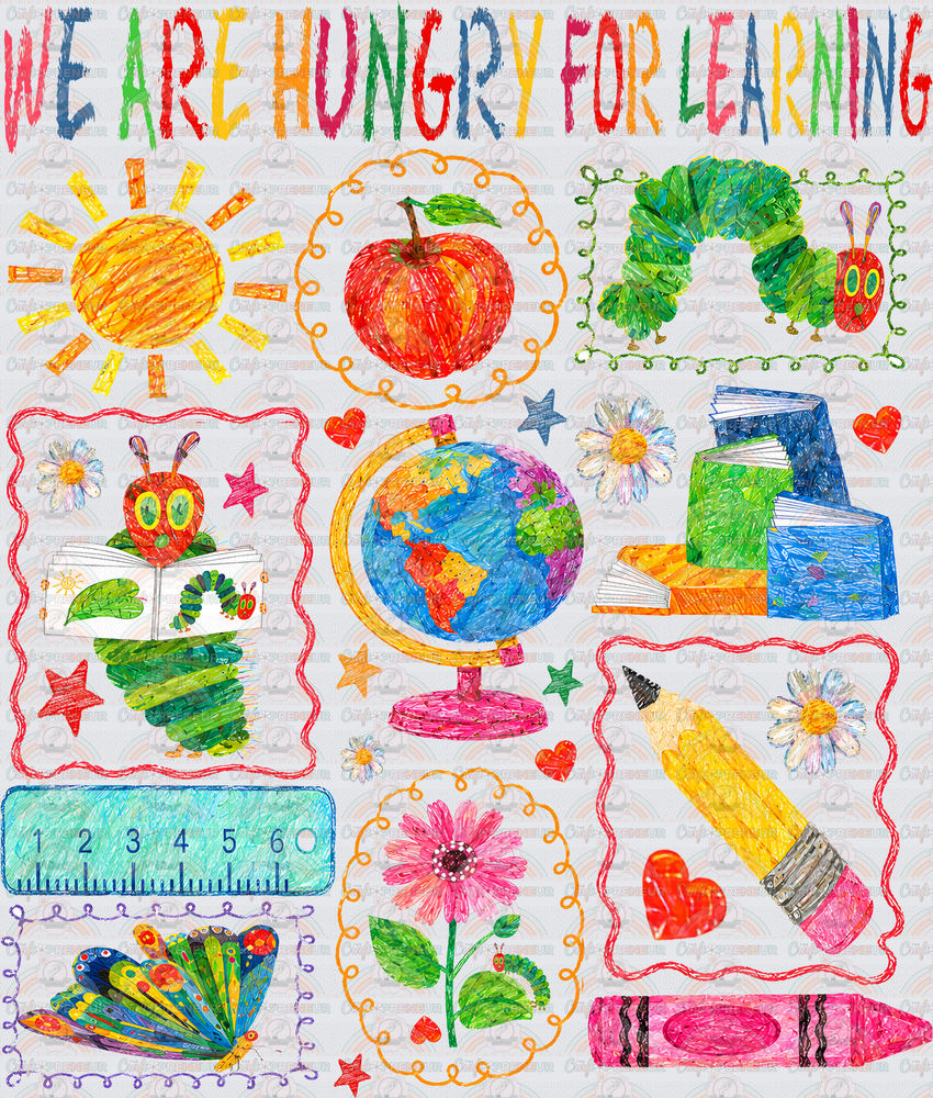School_Jobs_Teacher_Books_Childrens Books_The Hungry Caterpillar_Eric Carle_White