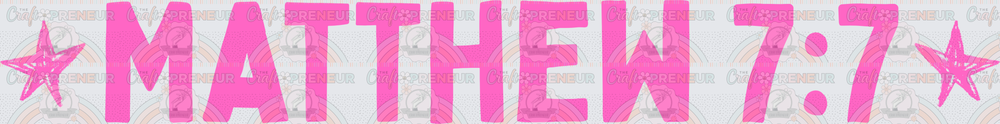 002_Faith_Crossword_Bible Verse_Matthew_Seek and You Shall Find_Pink_Front