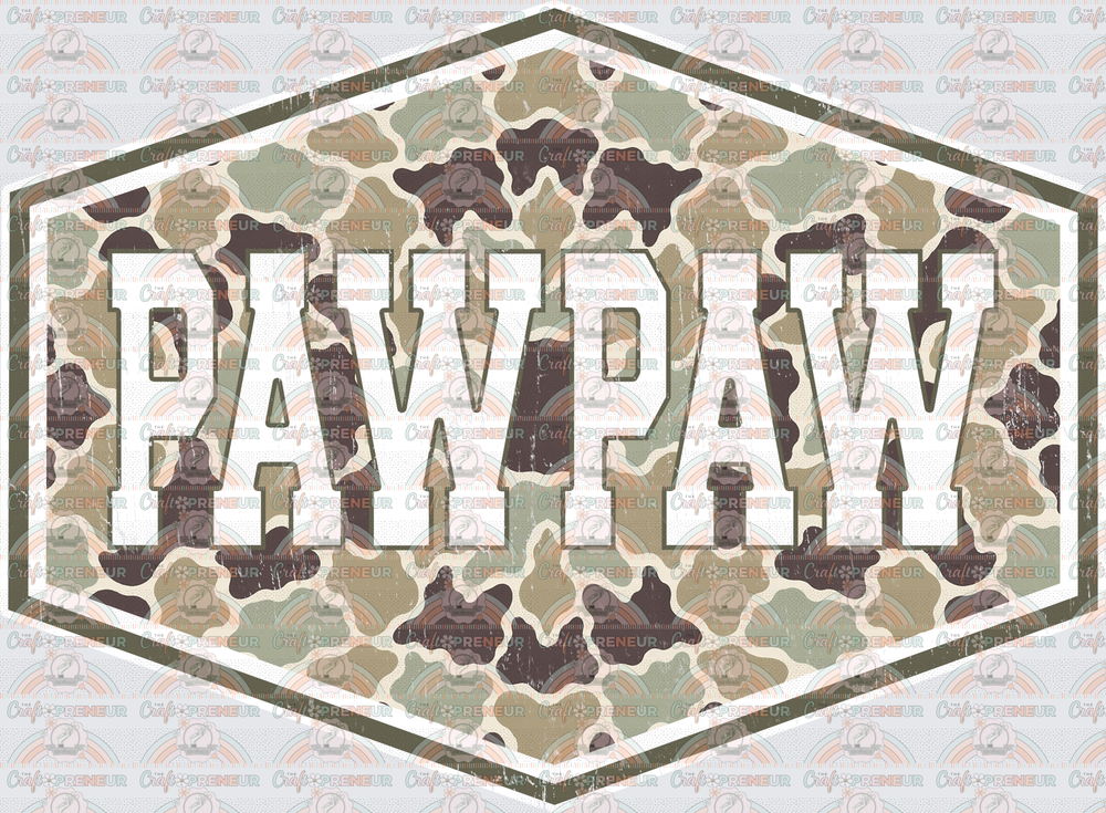 002_Dad_Fathers Day_Badge_Camo_Grandparent_Grandfather_Pawpaw 1