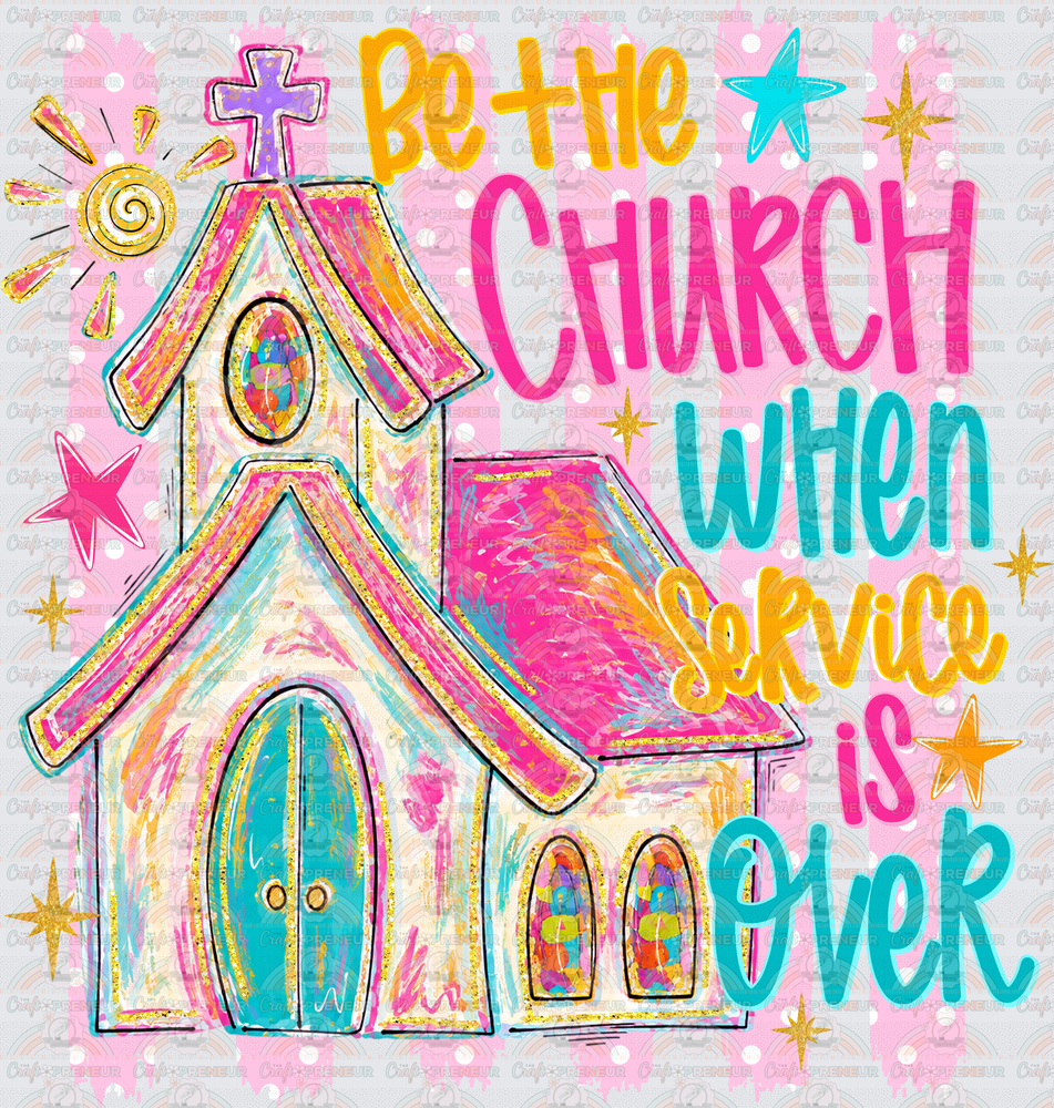 002_XMAS_Christmas_Faith_Preppy_Brush Stroke_Matching Set_Image Bundle_Be the Church When Service is Over