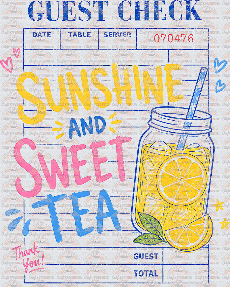 Summer_Guest Check_Sunshine and Sweet Tea_Sweet Tea_Drinks_Preppy_Lemonade