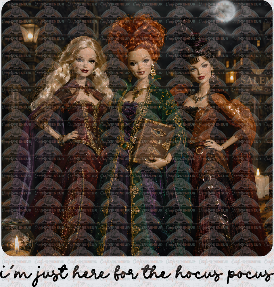 Disney_Hocus Pocus_Ratchet Barbie_Sanderson Sisters_Witchy_Withc_Book of Spells_Medeival_Salem