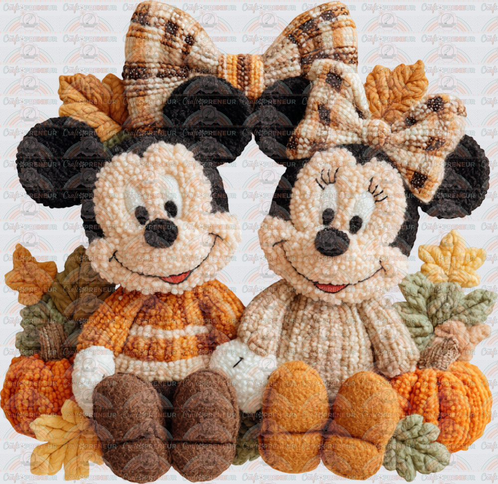 Disney_Fall_latchhook_Faux Yarn_Pumpkins_Hyperrealistic