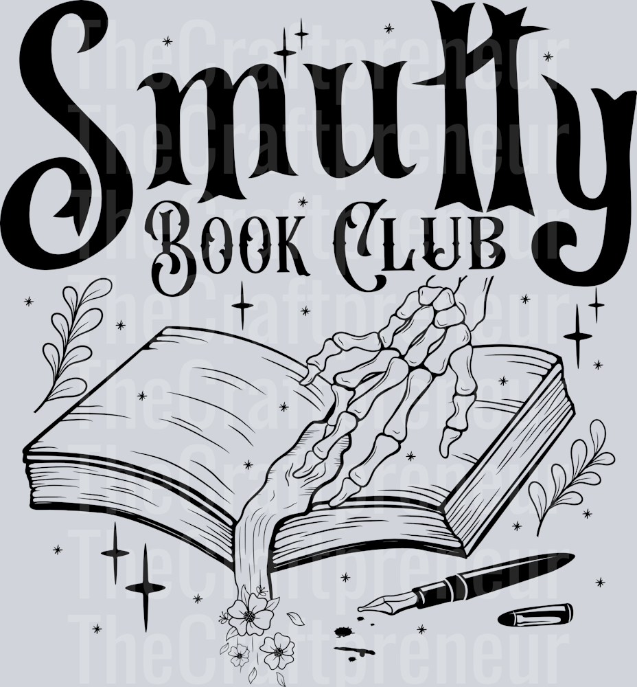 (Set!) Smutty Book Club Bookish DTF Transfer (Back)