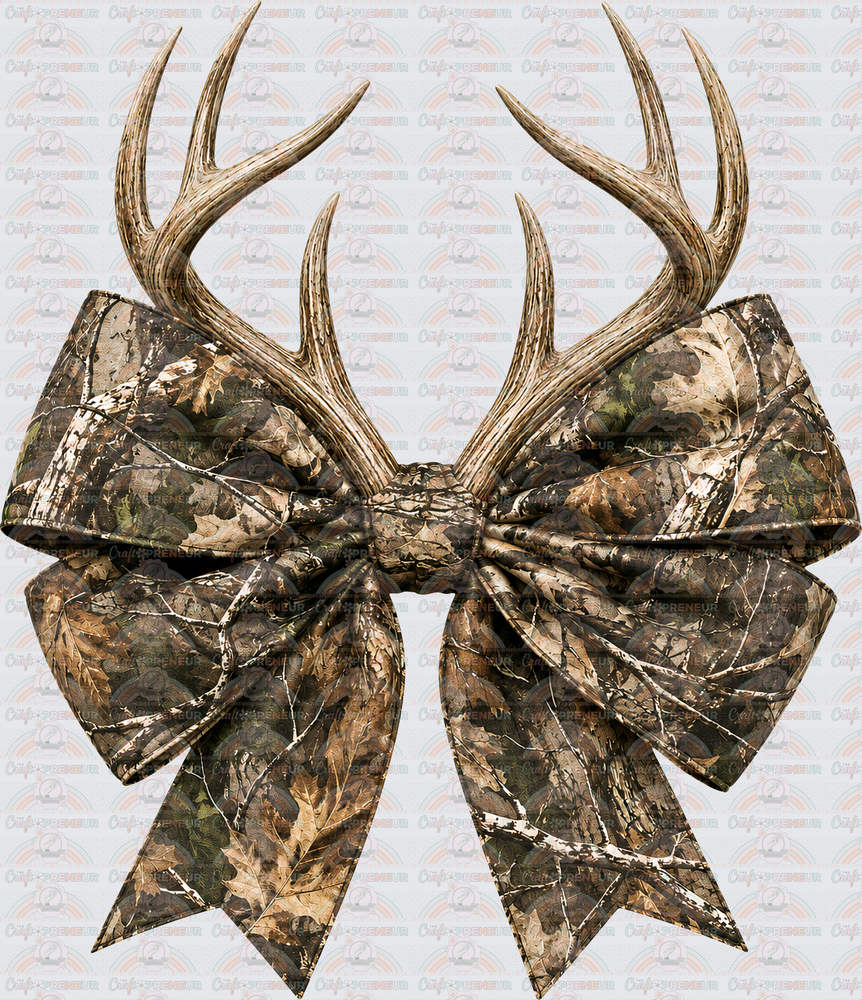 Hobbies_Hunting_Girly Hunting_Coquette Bow_Buck_Antlers_Camo
