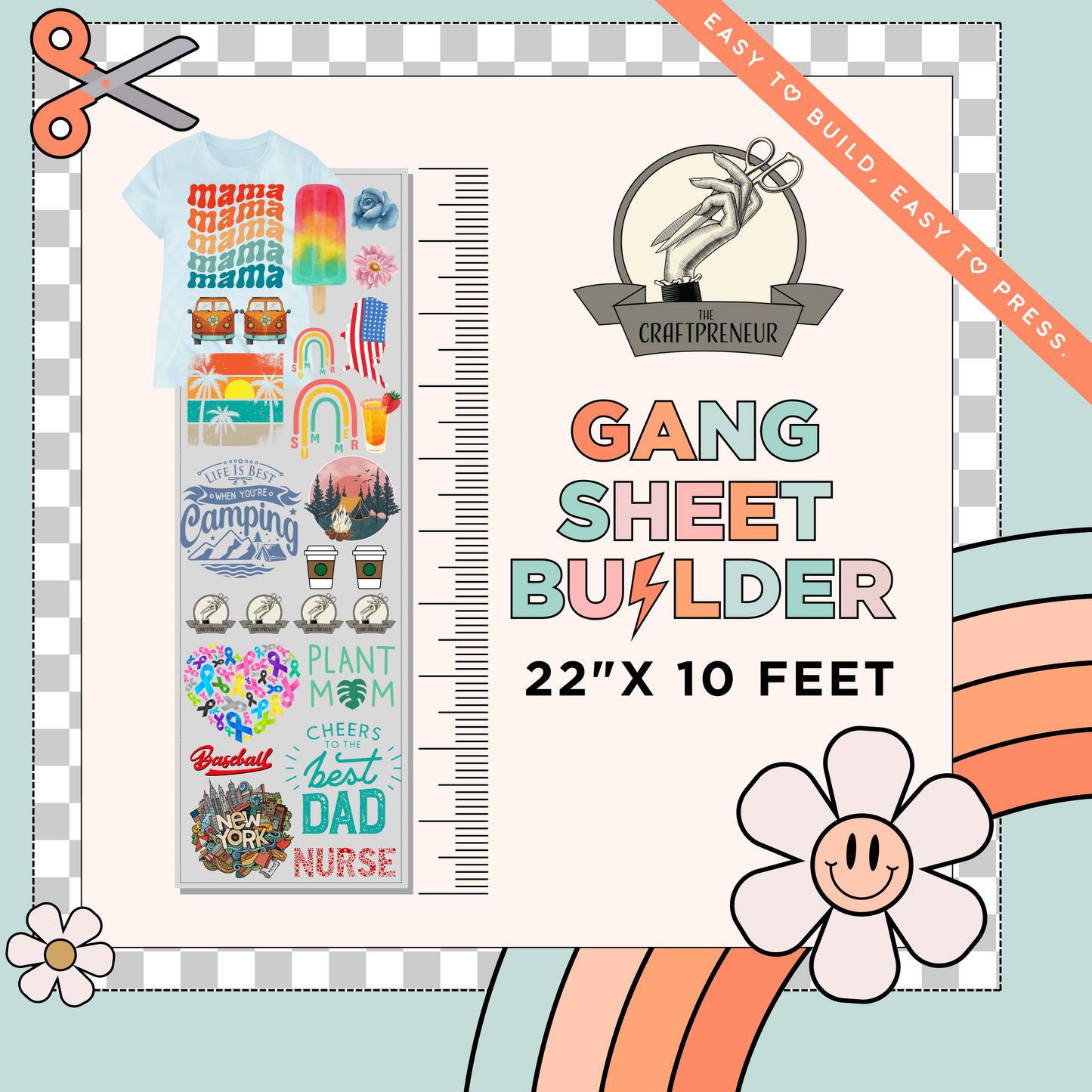 DTF Transfer Gang Sheet Builder