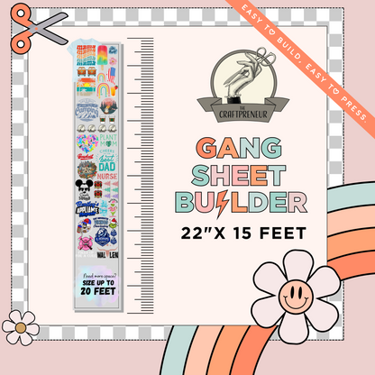 DTF Transfer Gang Sheet Builder