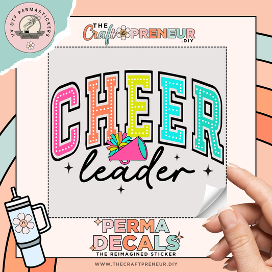 CHEERleader UV DTF Sticker