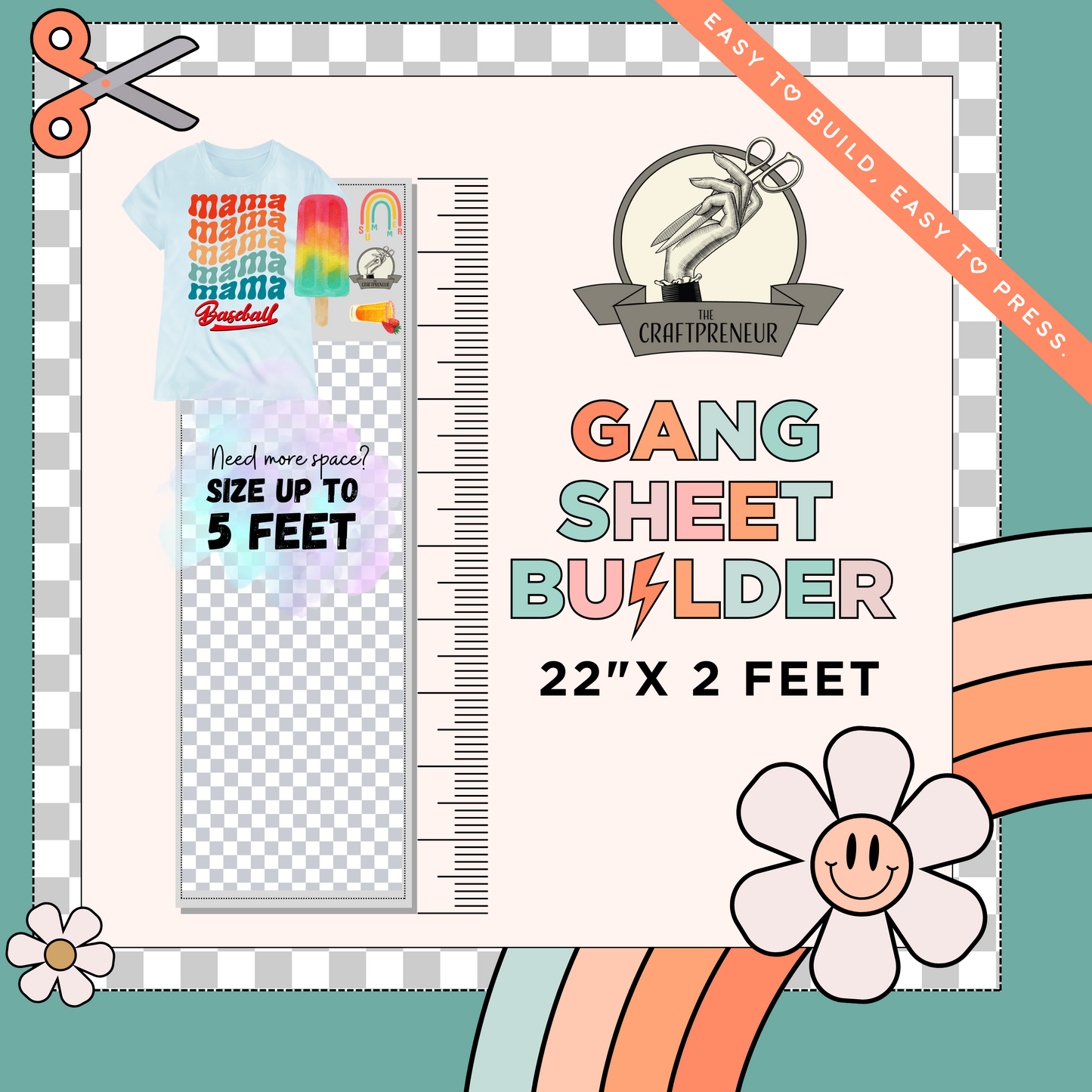 DTF Transfer Gang Sheet Builder