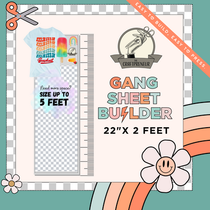 DTF Transfer Gang Sheet Builder