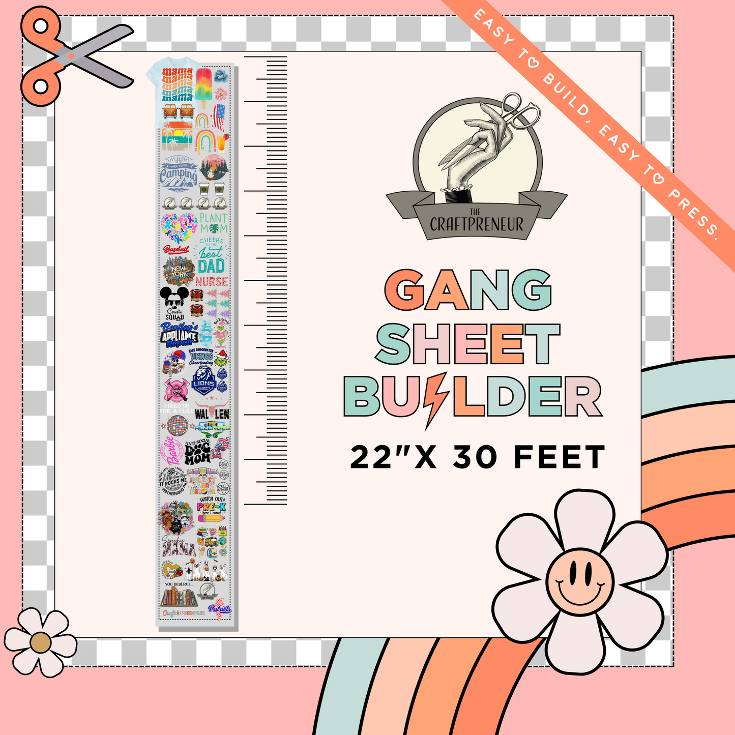 DTF Transfer Gang Sheet Builder