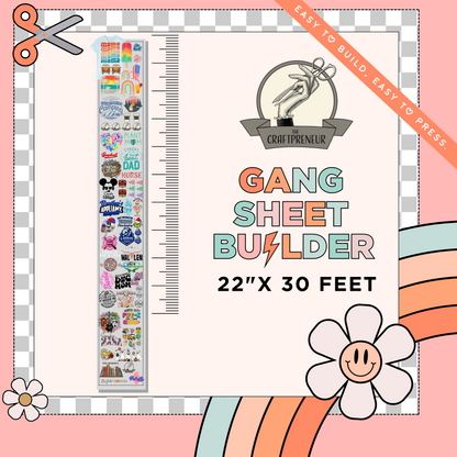 DTF Transfer Gang Sheet Builder