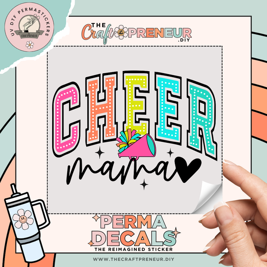 Cheer Mama UV DTF Sticker