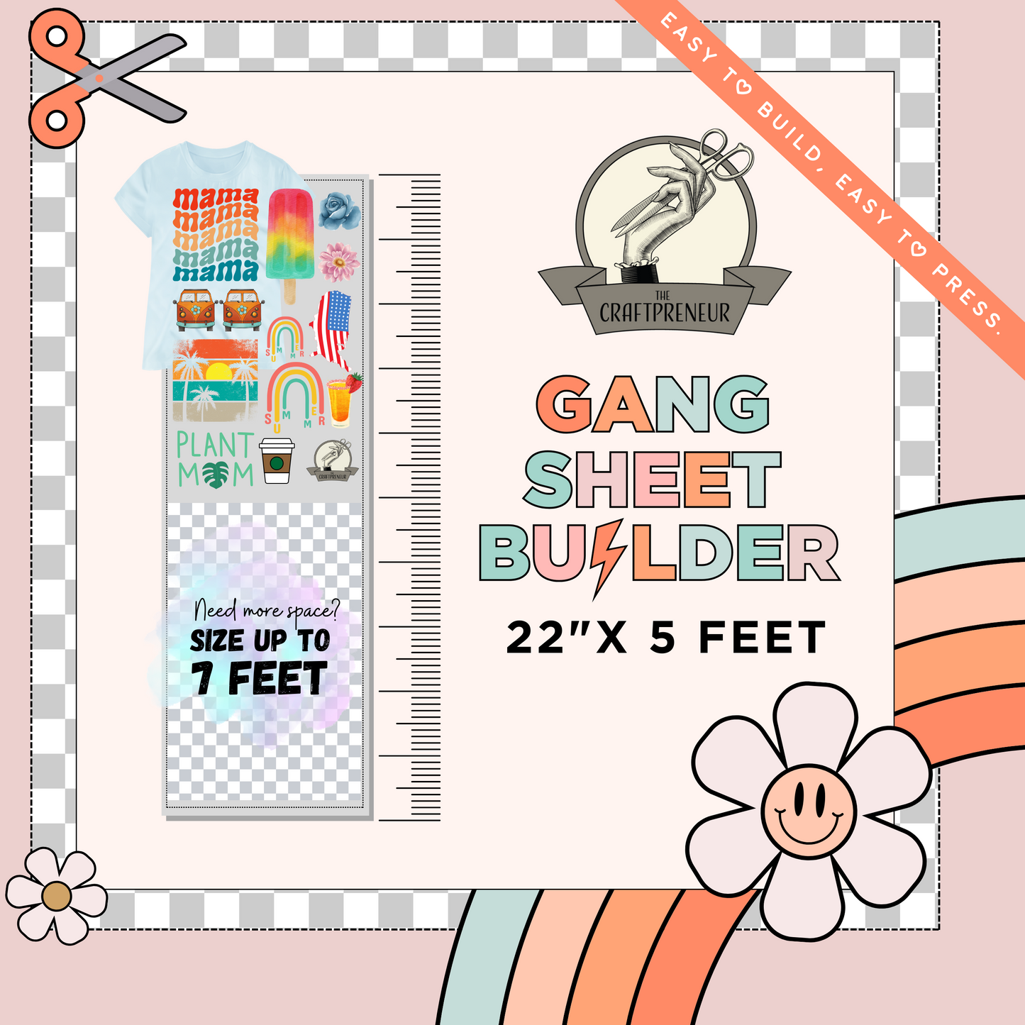 DTF Transfer Gang Sheet Builder