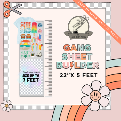 DTF Transfer Gang Sheet Builder