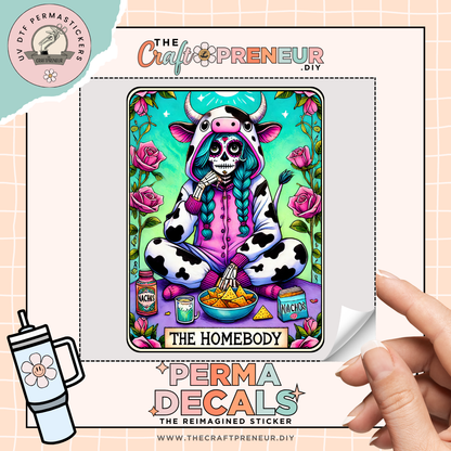 The Homebody Tarot UV DTF Sticker