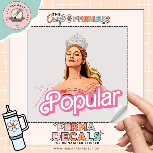 Ariana Grande Popular UV DTF Sticker