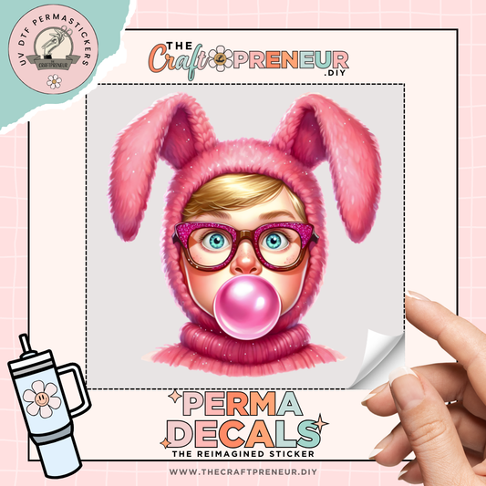 Christmas Story Bubble UV DTF Sticker