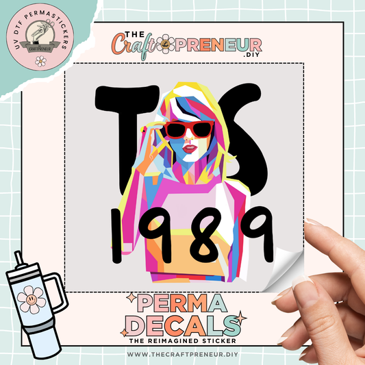 TS 1989 UV DTF Sticker