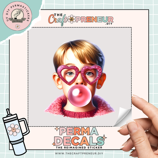 Home Alone Bubble UV DTF Sticker