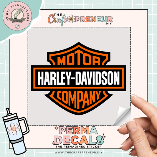 Harley Davidson DTF Sticker