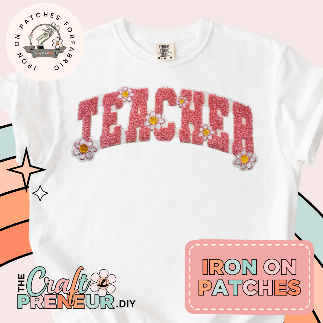 Teacher Large Chenille Patch