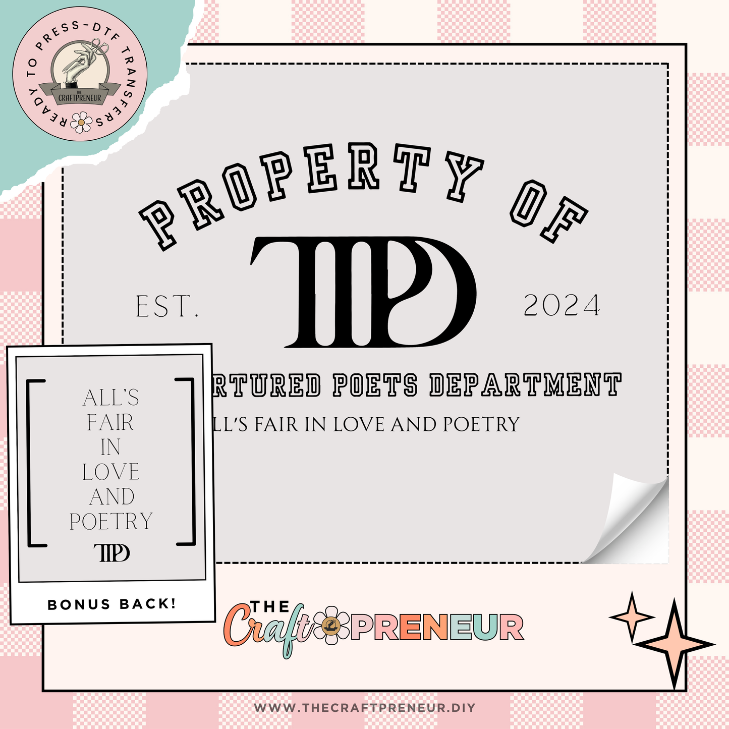 Property of TTPD- DTF Transfer