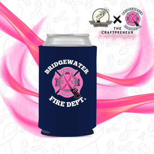 Pink for a Purpose Coozie - Bridgewater Fire Department