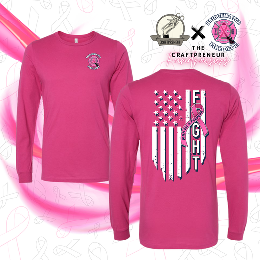 Pink for a Purpose Long Sleeve - Bridgwater Fire Department