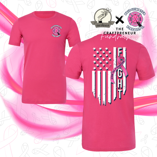 Pink for a Purpose Tee - Bridgewater Fire Department