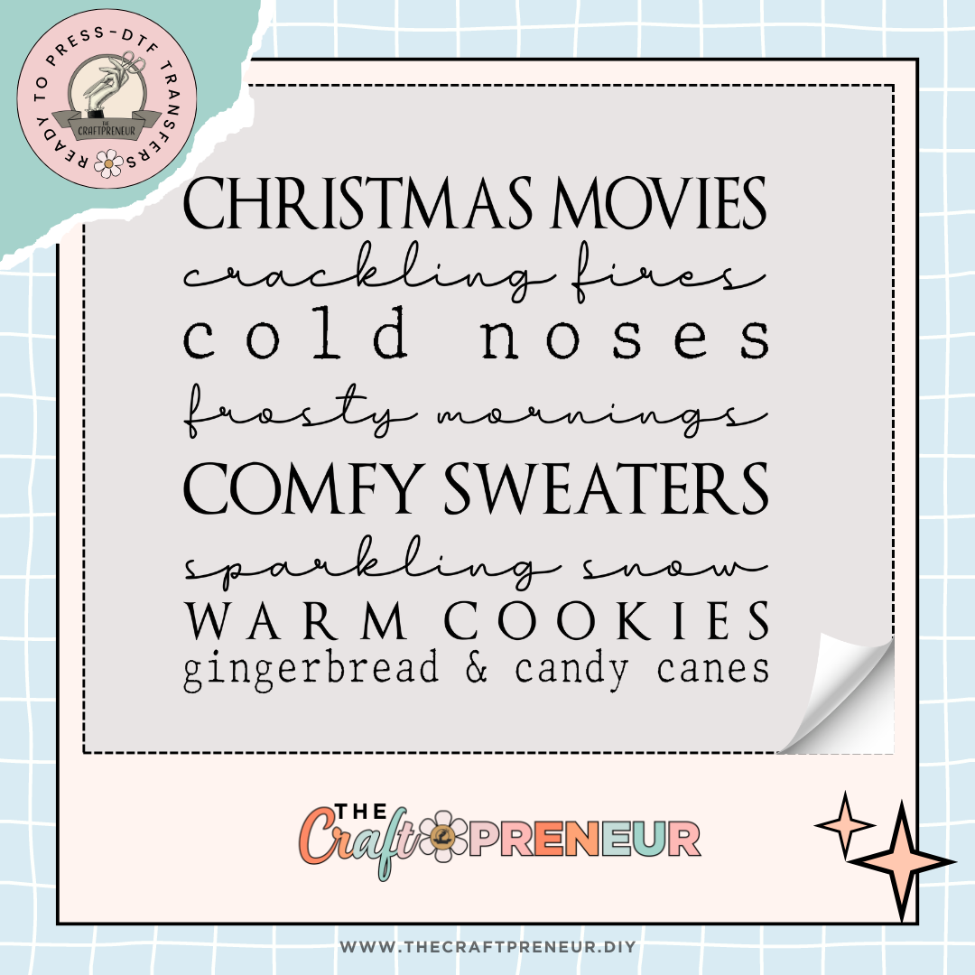 Christmas Favorites Text Transfer