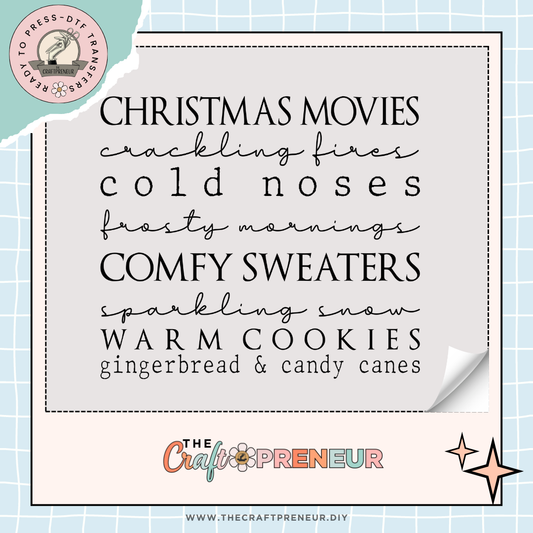 Christmas Favorites Text Transfer