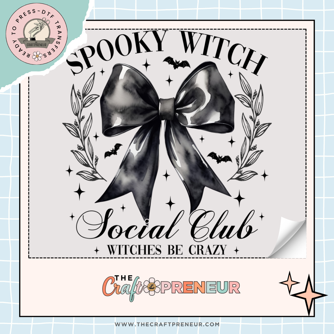 Spooky Witch Social Club Transfer