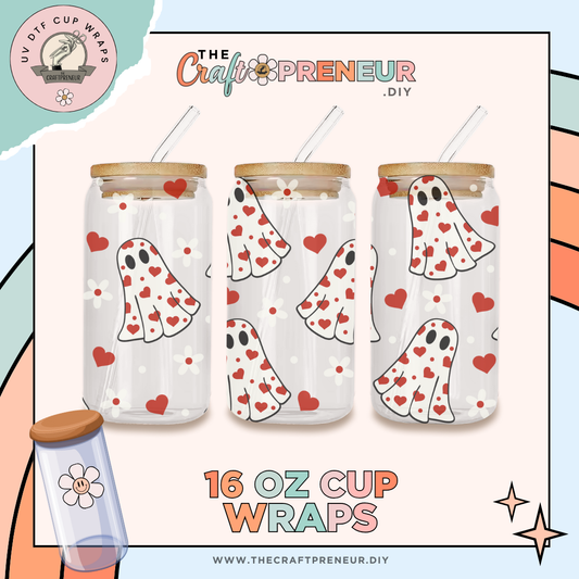 Lovely Ghosts UV DTF Cup Wrap